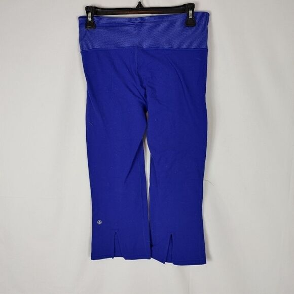 Lululemon Gather & Crow Crop Pigment Blue/ Tonka S - Picture 8 of 8